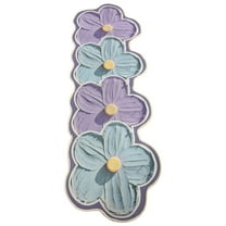 Beautynvta Long Bathroom Runner Rug, Cute Floral Bath Mat, Non-Slip Absorbent Washable, Bedside Decorative Carpet, Soft Plush Fluffy Bath Rug, 15.7''x47.2''