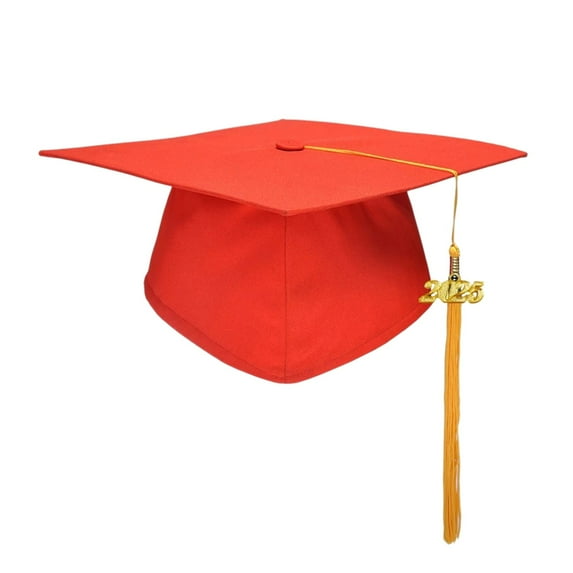 Beautynvta Matte Graduation Cap with 2025 Tassel for Adults High School and Bachelor