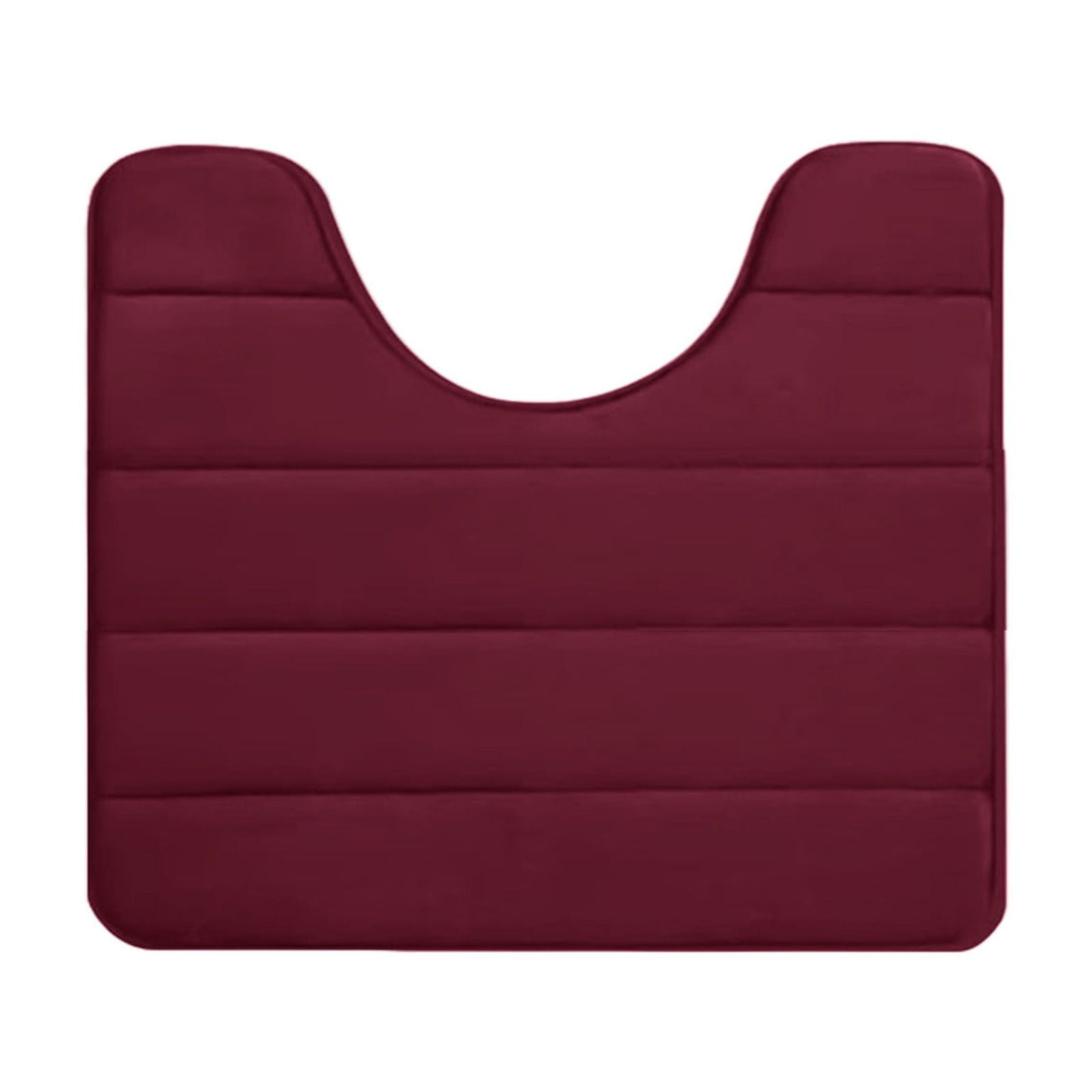 Beautynvta Memory Foam Toilet Bath Mat, U-Shaped Toilet Mat, Commode ...
