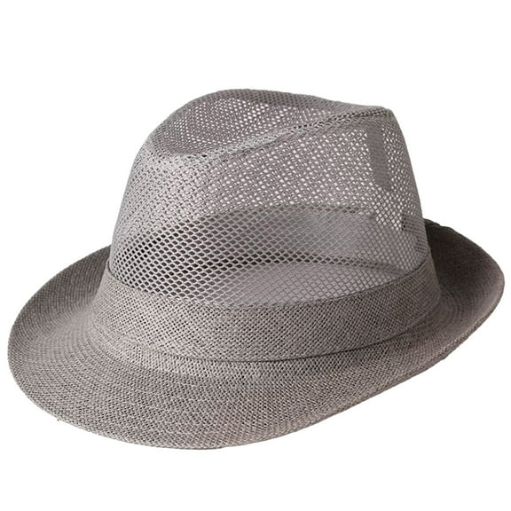 Beautynvta Mesh Bucket Hat, Summer Adjustable Hats for Men, Breathable Beach Hat, Gardening Hiking Fishing Hats, Gray