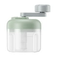 thumbnail image 1 of Beautynvta Multi-Functional Manual Food Chopper, Hand Crank Food Processor, Mincer Blender with Clear Container for Vegetables, Ginger, Fruit, Garlic, Herbs, Green, 1 of 6