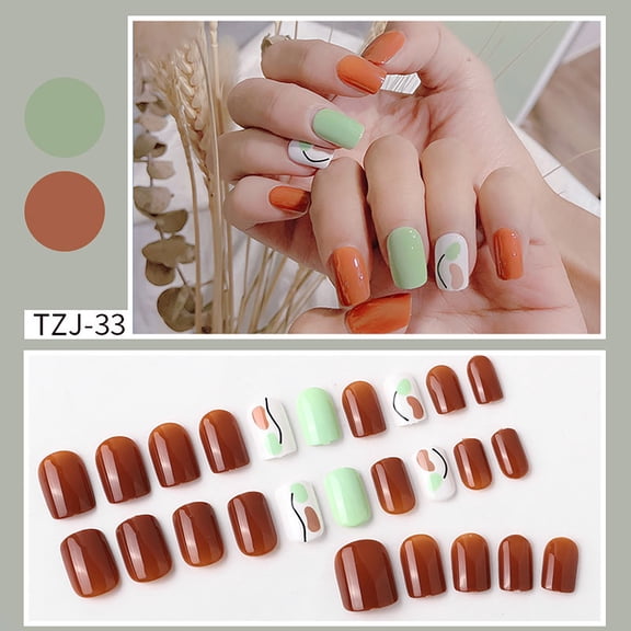 Beautynvta Nail Sticker Wearing Nail Finished Nail Piece Nail Art Patch Nail Patch