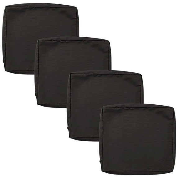 Beautynvta Outdoor Sofa Cover Seat Cushion Covers, 23.6''x23.6''x4'' Waterproof Cushion Cover, Non-Slip Patio Chair Cushion Cover for Garden and Backyard