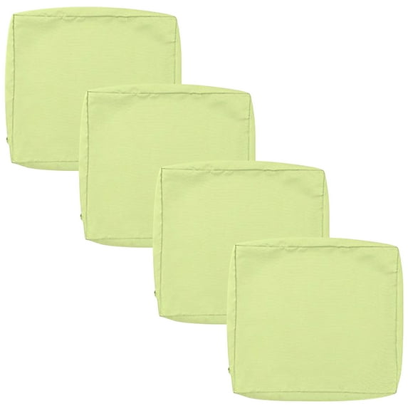 Beautynvta Outdoor Sofa Cover Seat Cushion Covers, 23.6''x23.6''x4'' Waterproof Cushion Cover, Non-Slip Patio Chair Cushion Cover for Garden and Backyard