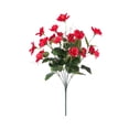 thumbnail image 1 of Beautynvta Outdoor Spring Artificial Flowers, 16'' Fake Hibiscus Flowers, UV Resistant Faux Silk Hibiscus Flowers for Outdoor Planter Garden Patio Window Box Decor, 1 of 6
