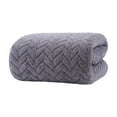 thumbnail image 1 of Beautynvta Oversized Bath Sheet for Adults, Cotton Soft Highly Absorbent Bath Sheet, Weaving Striped Bath Towels, 27.5x55.1 In, Gray, 1 of 6