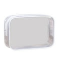 thumbnail image 1 of Beautynvta PVC Clear Cosmetic Bag, Waterproof Toiletry Bag with Zipper, Portable Large Capacity Cosmetic Storage Bag for Travel, White, 1 of 4