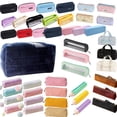 thumbnail image 1 of Beautynvta Pencil Bag, Double Layer Pencil Case, Waterproof Zipper Pencil Bag, Large Capacity Stationery Organizer, 1 of 9