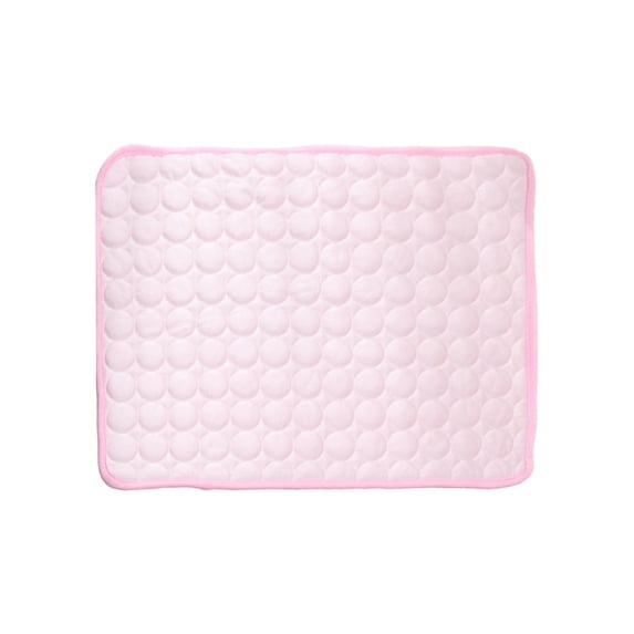 Beautynvta Pet Cooling Mat, Summer Ice Silk Dog Cooling Pad & Washable Pee Pad for Indoor and Outdoor, Waterproof and Non Slip Bottom, 11.8x15.7 In