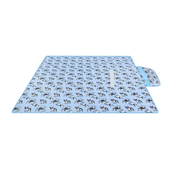 Beautynvta Picnic Mat for Family Camping, Foldable Waterproof Outdoor Blanket with Carry Bag for Hiking, Camping, Park, Travel, 39.4x61 In