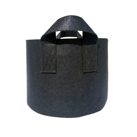 Beautynvta Plant Grow Bag, 10 Gallon, Breathable Non Woven Aeration Fabric Growth Pots, Garden Planting Container with Handles for Gardening Nursery Vegetable, Black