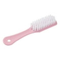 thumbnail image 1 of Beautynvta Plastic Cleaning Brush, Scrub Brush with Handle for Kitchen and Bathroom Household Use, Hangable Brush for Cleaning Dishes, Tiles, Corners and Floors, Pink, 1 of 6