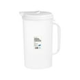 thumbnail image 1 of Beautynvta Plastic Cold Kettle with Lid, 2L Clear Water Pitcher, Reusable Plastic Fridge Jug for Iced Tea, Cold Brew Coffee, Lemonade, Juice, Milk, Beverage, 1 of 8