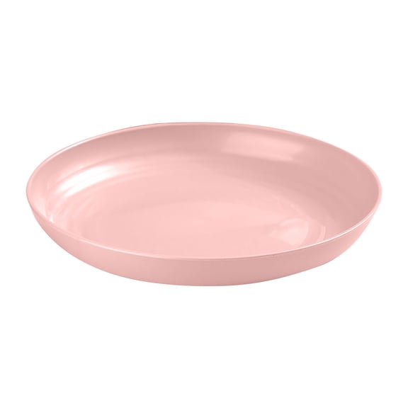 Beautynvta Plastic Dinner Plates, Snack Plates Dining Table Bones Plates Garbage Plates Salad Plates, Reusable Lightweight Plates, Round Plates Home Decor, Dishwasher Safe, BPA Free
