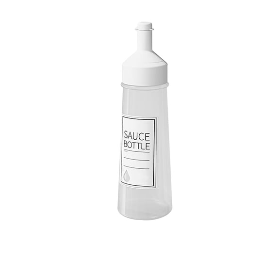 Beautynvta Plastic Squeeze Condiment Bottles, Kitchen Squirt Bottles for Sauces, Ketchup, Dressing, Oil, Easy Pour and Clean, White