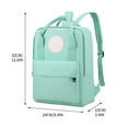 thumbnail image 1 of Beautynvta Canvas Backpack, 12.6'' H Lightweight Small Backpack for Daycare Travel Camping, 1 of 5