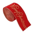 thumbnail image 1 of Beautynvta Red Christmas Ribbon, 6.56 Ft Velvet Wired Ribbon with Glitter Gold Merry Christmas Ribbon for Christmas Trees, Tree Top Bows, Gift Wrapping, Wreaths Supplies, 1 of 6