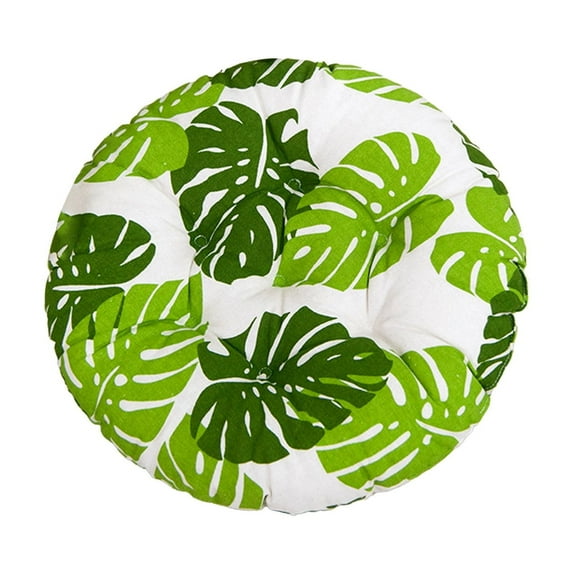 Beautynvta Round Chair Cushions, Bohemian Soft Chair Pad, Breathable Tufted Seat Cushion for Barstool Chairs, Patio Garden Kitchen Outdoor Furniture, 17.7x17.7 In