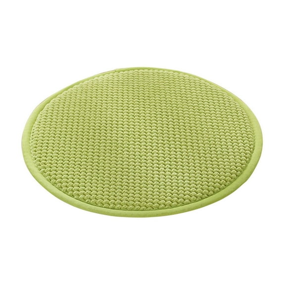 Beautynvta Round Outdoor Chair Cushions, Thin Round Seat Cushion for Patio Furniture, Bar Stool Cushion, Non-Slip Seat Cushion for Porch Kitchen Office Garden Chairs, 11.8''x11.8''