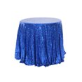 thumbnail image 1 of Beautynvta Sequin Tablecloth, 47.24''x47.24'' Round Sequin Tablecloth, Glitter Table Cover for Wedding Party Birthday Decoration, Blue, 1 of 6