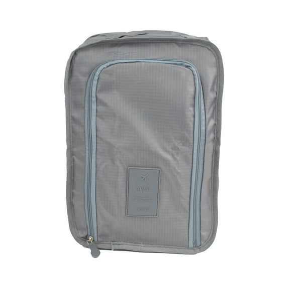Beautynvta Shoe Bags for Travel, Portable Travel Multifunctional Shoe Bag for Men Women, Reusable Waterproof Shoe Bag with Zipper, Gray
