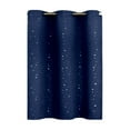 thumbnail image 1 of Beautynvta Short Curtains Half Window Curtains for Bedroom, Kitchen Window Curtains Over Sink, Energy Saving Blackout Drapes, 39.4''x51.2'', Dark Blue, 1 of 6