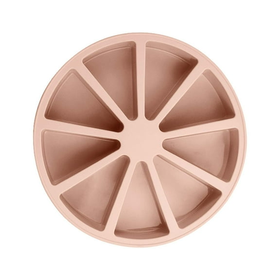 Beautynvta Silicone Baking Molds, 9 Cavity Silicone Portion Cake Mold, Non-stick Cake Baking Mold, Triangle Cake Pan DIY for Cornbread Brownies Muffins, Kitchen Baking Tool