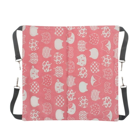 Beautynvta Small Pet Hammocks, Cat Swing, Hanging Cat Bed, Pet Cage Hammocks with Straps and Metal Hooks, Double Sided Hanging Bed for Cats