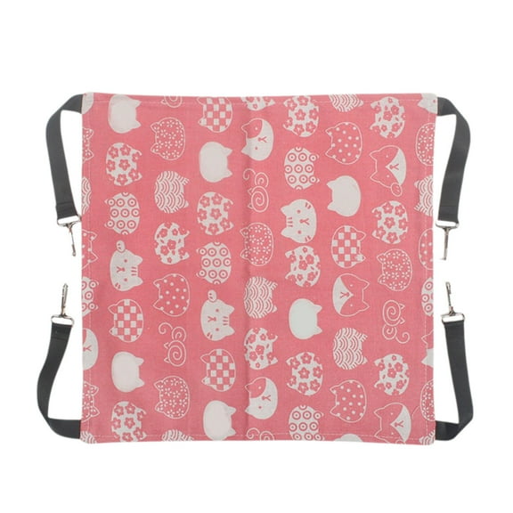 Beautynvta Small Pet Hammocks, Cat Swing, Hanging Cat Bed, Pet Cage Hammocks with Straps and Metal Hooks, Double Sided Hanging Bed for Cats