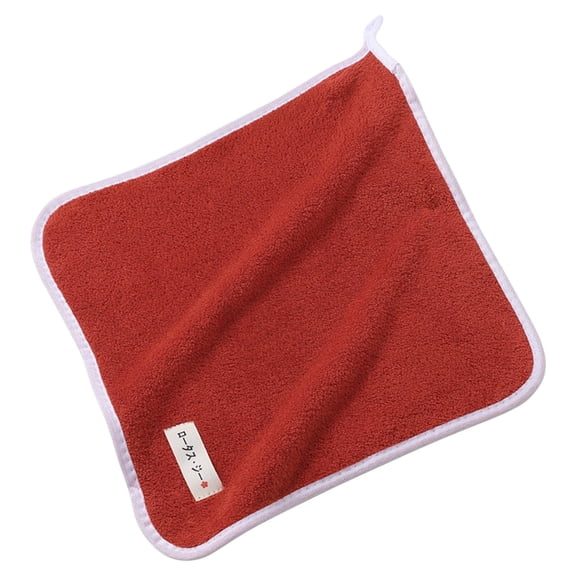 Beautynvta Small Square Face Towel with Hanging Rope, 11.8x11.8 In Soft Wash Cloths for Face and Body, Gentle & Safe Face Towel for Sensitive Skin