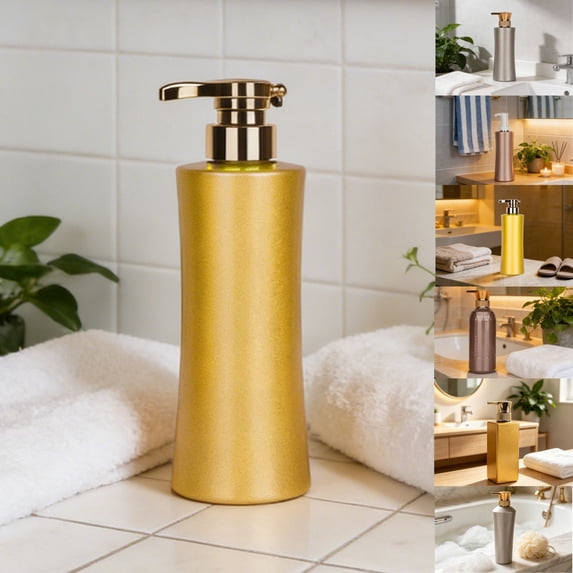 Beautynvta Soap Dispenser, 500ml Plastic Hand Soap Dispenser for Bathroom, Dish Soap Dispenser for Kitchen, Reusable Liquid Lotion Containers Bottle
