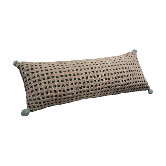 Beautynvta Soft Velvet Long Pillow, 23.6'' Pillow Insert Long Lumbar Pillow Insert for Bed, Decorative Body Pillow Down Alternative Long Throw Pillow Inserts for Living Room Couch Bed Sofa