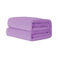 thumbnail image 1 of Beautynvta Solid Color Cover Blanket, Super Soft Throw Blanket, Velvet Conditioning Blanket, Lightweight Bed Blanket All Season Use, Purple, 1 of 7