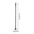 thumbnail image 1 of Beautynvta Stainless Steel Swizzle Stick, 7.5'' Reusable Metal Bar Cocktail Mixing Stick with Small Rectangular Paddles Stirring Bar, Black, 1 of 5