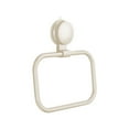 thumbnail image 1 of Beautynvta Suction Cup Towel Ring Hand Towel Holder for Bathroom Kitchen, Aluminum Alloy Square Wall Mounted Towel Rack, White, 1 of 6