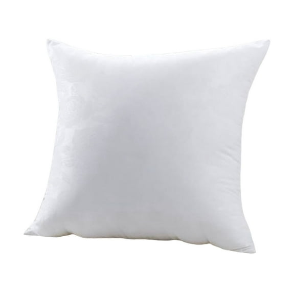 Beautynvta Throw Pillow Insert, 21.6''x21.6'', Square Pillow Insert, Lightweight Down Alternative Polyester Pillow, White Pillows for Bed, Couch, and Cushion