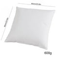 thumbnail image 1 of Beautynvta Throw Pillow Inserts, Square Cotton Fabric Pillow Inserts for Sofa Bed & Decorative Cushions, 23.6''x23.6'', 1 of 8