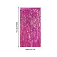 thumbnail image 1 of Beautynvta Tinsel Curtain, Party Backdrop Birthday Decorations, Glitter Foil Fringe Curtain, Curtains Photo Backdrop for Christmas Wedding Halloween Graduation Decoration, 39.4''x78.7'', 1 of 5