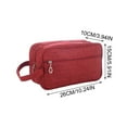 thumbnail image 1 of Beautynvta Toiletry Bag for Men, Portable Men's Travel Makeup Bag, Travel Toiletry Organizer Kit Shaving Bag for Toiletries Accessories, Red, 1 of 5
