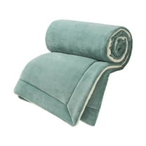 Beautynvta Twin Thick Warm Blanket, Fleece Velvet Blanket, Super Soft Fuzzy Flannel Fleece Blanket for Autumning Winter, 59''x78.7'', Blue