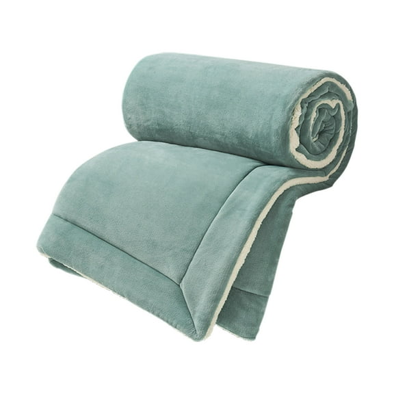 Beautynvta Twin Thick Warm Blanket, Fleece Velvet Blanket, Super Soft Fuzzy Flannel Fleece Blanket for Autumning Winter, 59''x78.7'', Blue