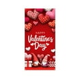 thumbnail image 1 of Beautynvta Valentine's Day Door Cover, 35x72 Inch, Gnome Couple Door Banner with Hearts Design, Romantic Decoration for Front Door Valentines Backdrop Door Hanging Decor, 1 of 6
