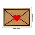 thumbnail image 1 of Beautynvta Valentine‘s Day Doormat, Valentine's Day Decoration, Non-Slip Washable Entrance Mats, Inside Mat for Front Door, Welcome Doormat for Front Porch Decor Home Indoor Outdoor, 1 of 4