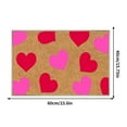 thumbnail image 1 of Beautynvta Valentine‘s Day Doormat, Valentine's Day Decoration, Non-Slip Washable Entrance Mats, Inside Mat for Front Door, Welcome Doormat for Front Porch Decor Home Indoor Outdoor, 1 of 4