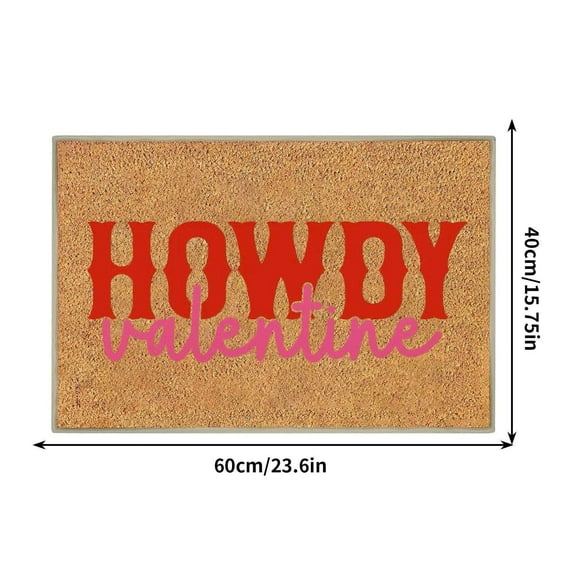 Beautynvta Valentine‘s Day Doormat, Valentine's Day Decoration, Non-Slip Washable Entrance Mats, Inside Mat for Front Door, Welcome Doormat for Front Porch Decor Home Indoor Outdoor