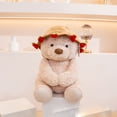 thumbnail image 1 of Beautynvta Valentine's Day Gifts, 10'' Cute Stuffed Teddy Bear Doll with Red Rose Bouquet, Soft Plush Animal Toys for Girlfriend Wife Mom, 1 of 5
