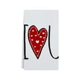 thumbnail image 1 of Beautynvta Valentines's Day Hand Towel, 23.6x15.8 Inch, Kitchen Towel Dish Towel, Love Hearts Valentine Hand Towel for Kitchen Bathroom, Valentines Gifts for Her Wife Girlfriend, 1 of 6