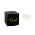 thumbnail image 1 of Beautynvta Wedding Card Box with 10 Cards, Gold Foil Gift Card Box for Party, Wedding Reception, Valentines, Birthday, Graduation, Raffle, 8.6''x8.6''x8.6'', 1 of 6