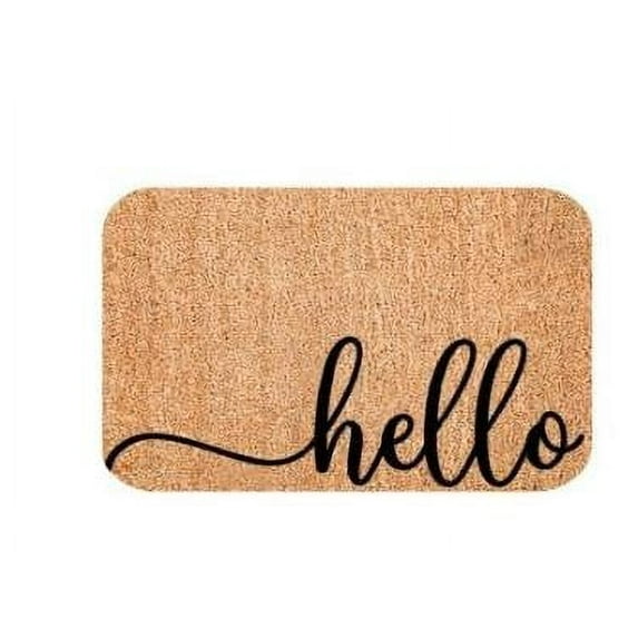 Beautynvta Welcome Door Mat, Summer Themed Door Mat, Heavy Duty Absorbent Resist Dirt Door Rug for Indoor Outdoor Home Porch Entrance Decor, 23.6" x 15.7"