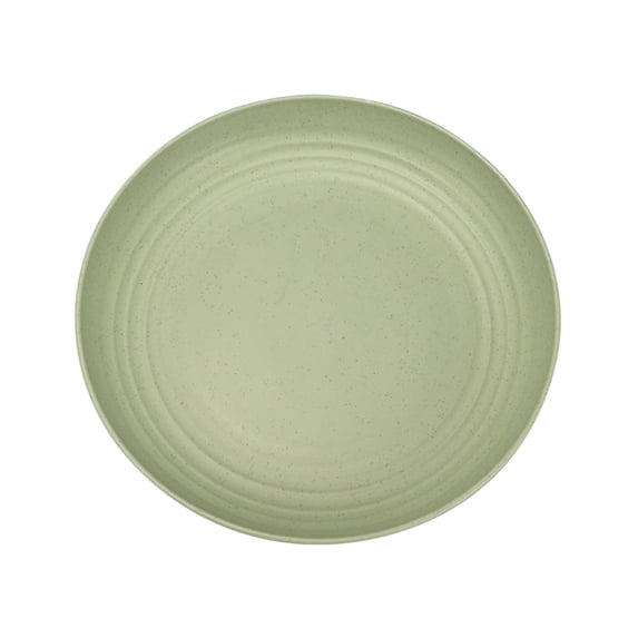 Beautynvta Wheat Straw Dinner Plates, 5.9'' Reusable Unbreakable Plastic Plates, Snack Plates, Fruit Plates, Lightweight Deep Dinner Plates for Kitchen, Dishwasher & Microwave Safe